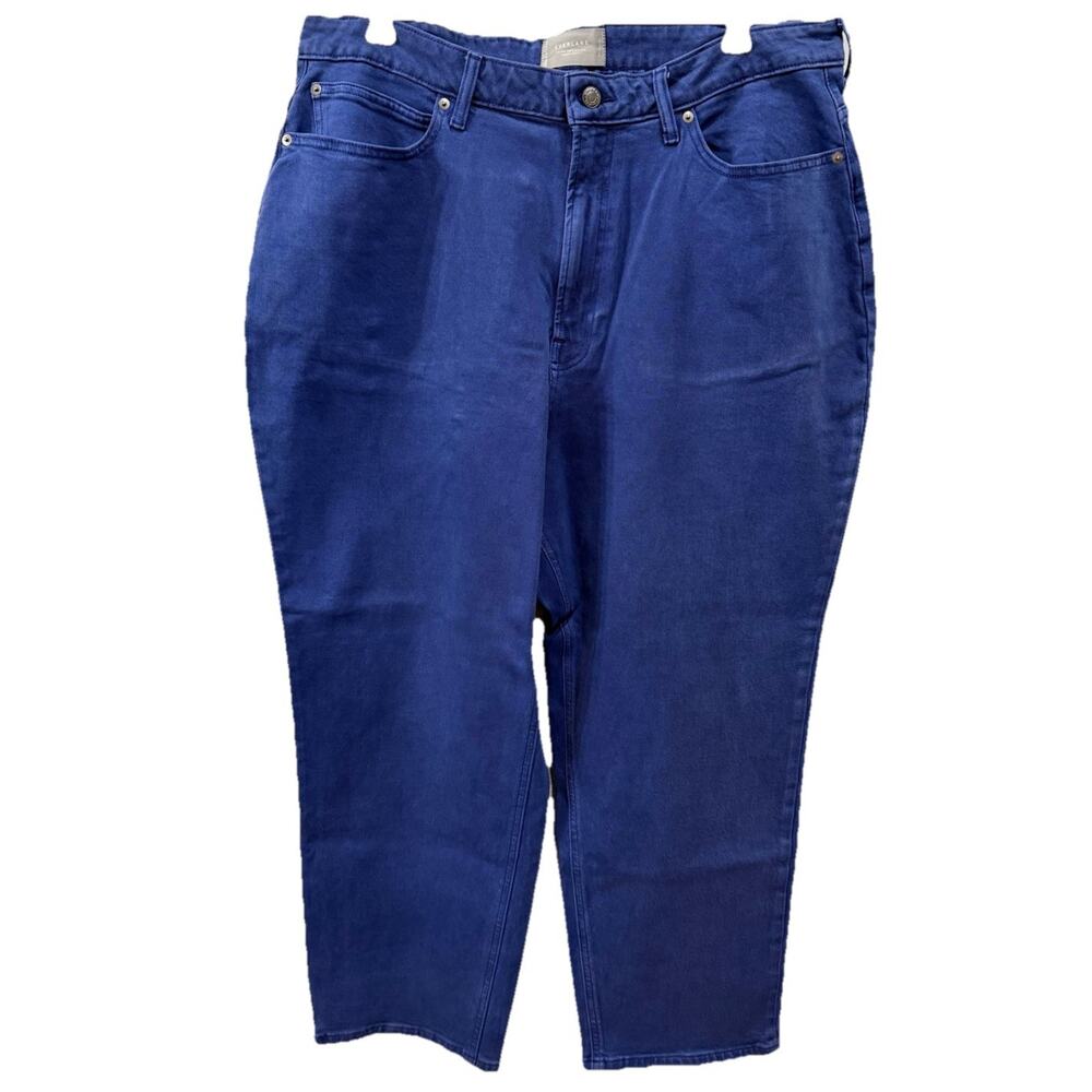 Everlane The Way High Curvy Jeans Women’s (35x27) Blue High Rise Organic Cotton